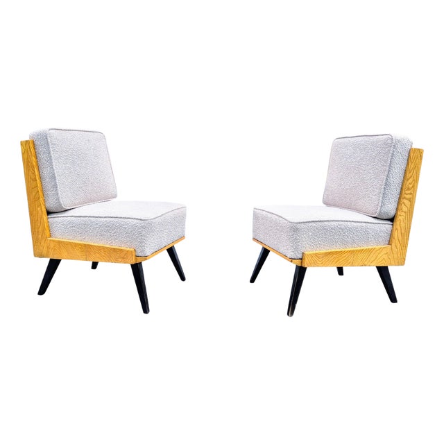 Vintage Beige Lounge Chair by S. Lejkowski, W. Leśniewski, Poland, 1960s For Sale