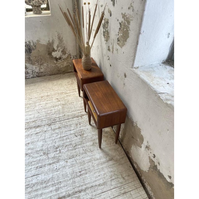 Scandinavian Teak Bedside Tables, 1960s, Set of 2 For Sale - Image 15 of 18