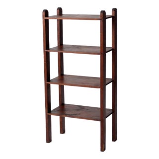 Antique Wood Etagere Shelf For Sale