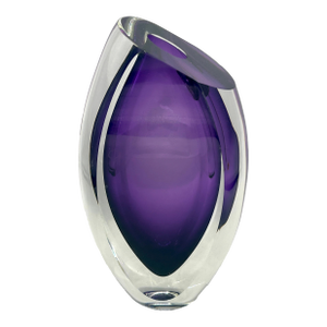 Correia Art Glass Lilac “Elite” Vase – Limited Edition #8/500, 2014