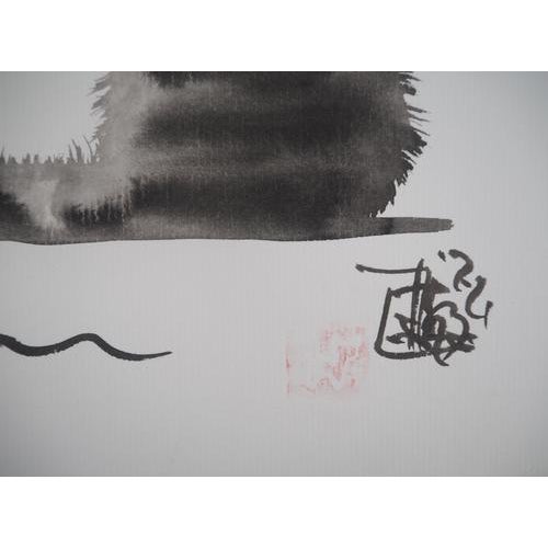 Laszlo Tibay, Tenderness of Cats, Pen on Paper For Sale - Image 6 of 7