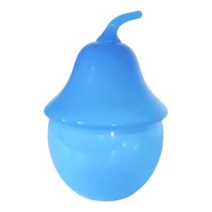 Vintage French Glass Pear Shaped Jar