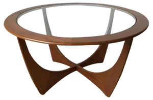 Teak & Glass Coffee Table by Victor Wilkins for G-Plan, 1960s