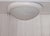 Vintage Ceiling Lamp with White Metal Frame and White Marbled Glass Shade by Hustadt-Leuchten, 2001, in Very Good...