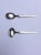 Mid-Century Modern Stainless Steel Baby / Infant Feeding Spoons - Set of Two For Sale - Image 12 of 13