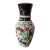 Antique French Opaline Hand Painted Floral Decorated Art Glass Vase For Sale