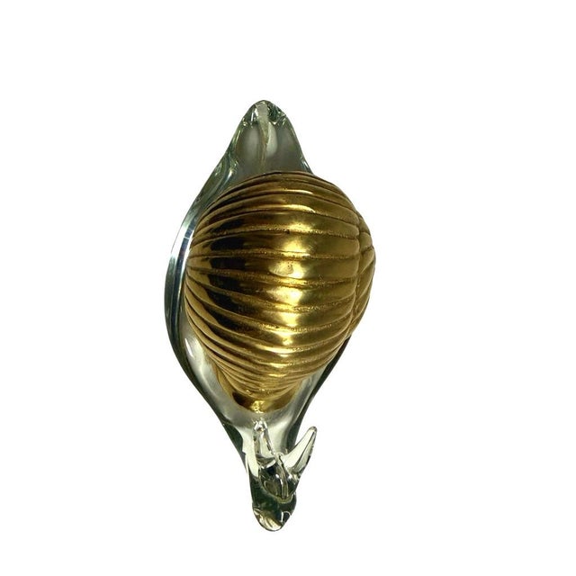 Glass Brass & Glass Snail Figurine Sculpture Decorative Art Collectible For Sale - Image 7 of 12