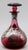 1900 - 1909 C. 1900 Cranberry Gold-Ruby Crackle Glass Decanter With Sterling Silver Overlay For Sale - Image 5 of 9