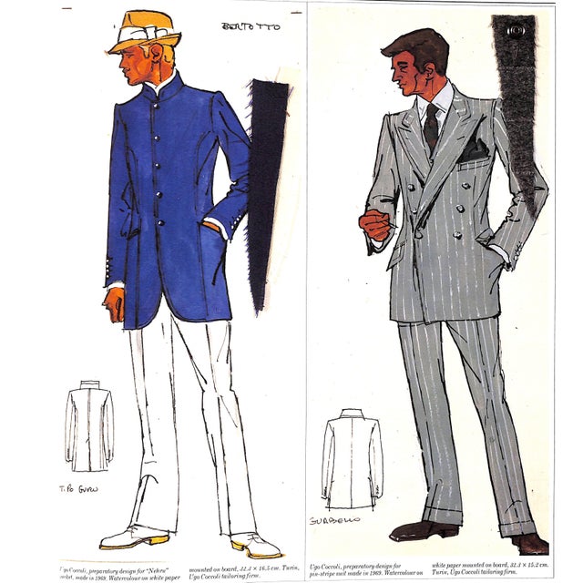 Paper "Italian Fashion: From Anti-Fashion to Stylism" Book 1986 Swerling, Gail For Sale - Image 7 of 8