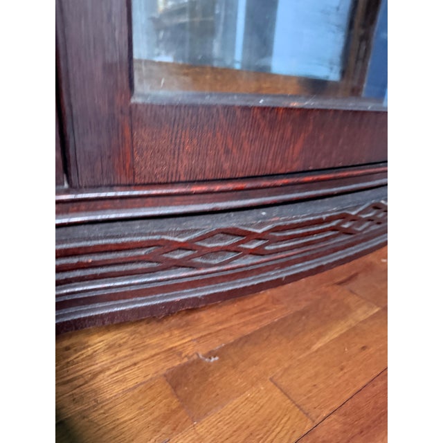 Early 20th Century Mission/Arts and Crafts Bookcase/Cabinet For Sale - Image 9 of 11