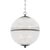 Hudson Valley Lighting Mark D. Sikes Sphere No. 3 1-Light Large Pendant, Distressed Bronze For Sale