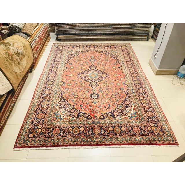 Mid-Century Hand-Crafted Wool Carpet, 1957 For Sale - Image 13 of 16