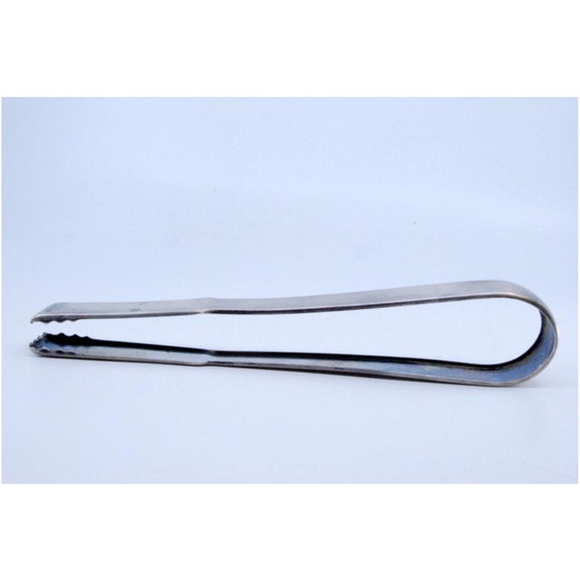 Silver Salad or Bread Tongs For Sale - Image 5 of 8