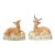 Early Staffordshire Doe & Deer Figures- Set of 2 For Sale