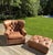 Chair and Ottoman Set in Saddle Toned Leather by Ralph Lauren For Sale In New York - Image 6 of 17