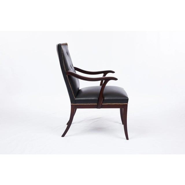 Frits Henningsen Mid 20th Century Frits Henningsen Arm Chair For Sale - Image 4 of 13