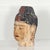 Asian Early 20th century Large Scale Carved Polychrome Burmese Buddha Head Bust For Sale - Image 3 of 10