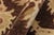 Textile Boho Chic Ziegler 1990's Brown/Tan Wool Runner Rug- 2'6'' X 9'8'' For Sale - Image 7 of 10