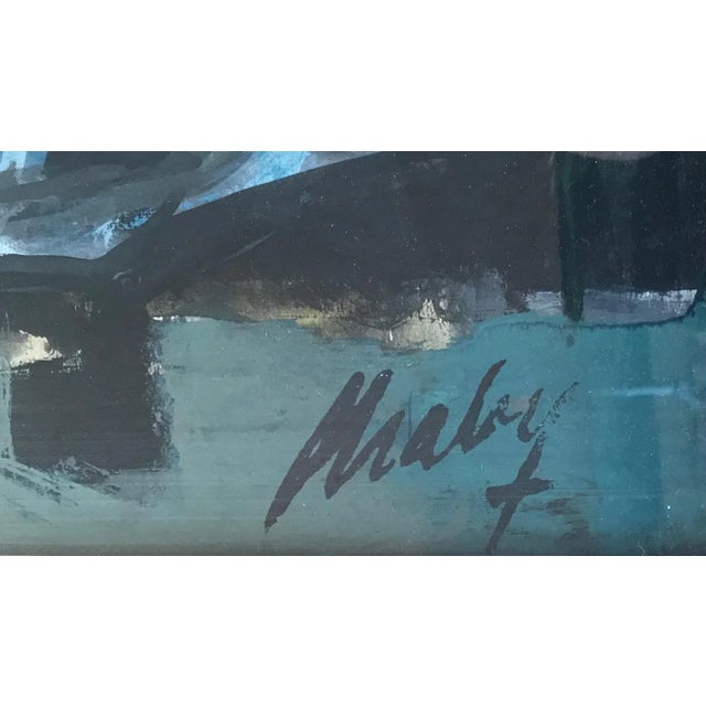 Franck Chabry, The Couple, Oil on Canvas For Sale - Image 3 of 9