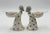 1990s Emilia Castillo "The Couple" Bisque Porcelain Salt Cellars & Sterling Spoons Set - 4 pcs For Sale - Image 10 of 18