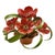 Vintage Italian Tole Red Poppy Flowers / Floral Poppies Arrangement Sculpture in Pot, Made in Italy For Sale - Image 4 of 8
