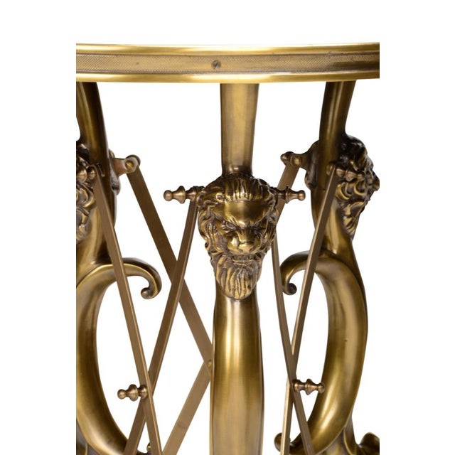 Contemporary Wildwood Lion In The Library Table For Sale - Image 3 of 8