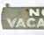 Circa 1940s two sided wood hand lettered No Vacancy sign found in Maine. Sign has original eye hooks for hanging. Sign has...