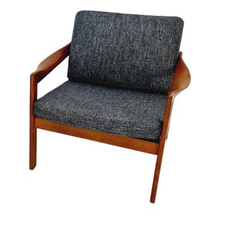 Mid-Century Easy Lounge Chair in Teak by Illum Wikkeslo Eilersen, 1960s For Sale