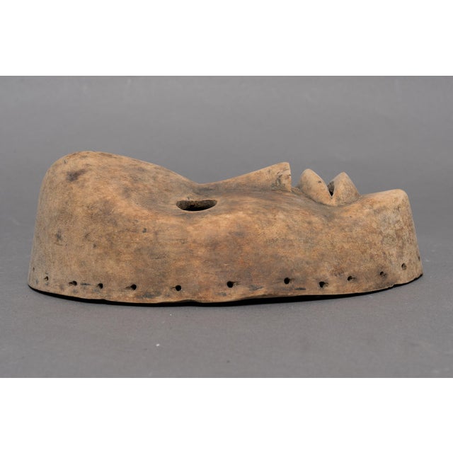 African Antique African Hand Carved Tribal Passport Mask For Sale - Image 3 of 6