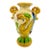 Antique Japanese Hand-Painted Dragon Crackle Glaze Vase For Sale