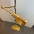 Gold Brass and Opaline Floor Lamp by Milan, Spain, 1980s For Sale - Image 8 of 18