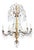 Italian 18th Century Massive Giltwood and Crystal Chandelier For Sale