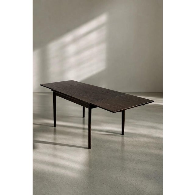 Vintage Danish Modern Oak Wood Folding Dining Table from Am Møbler, 1960s For Sale - Image 9 of 18