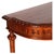 Wax-Polished Walnut Demi-Lune Console Table attributed to Bassanos Ebanistery, 1920s For Sale - Image 6 of 8