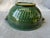 Folk Art Vintage Green Glazed Ceramic Pottery Bowl With Side Handles For Sale - Image 3 of 12