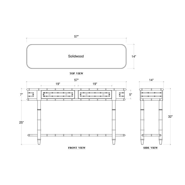 Regency Console Table in Fruitwood Finish For Sale - Image 10 of 10