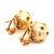 South Sea Pearl Sapphire Earrings 14k Gold Certified For Sale - Image 4 of 15