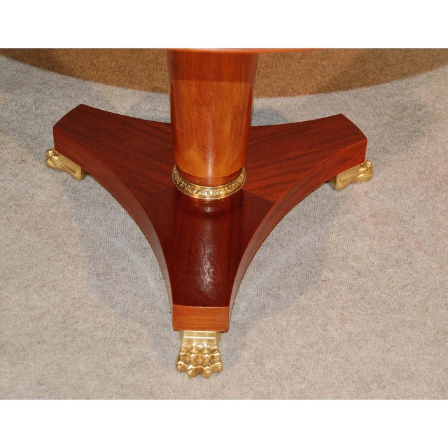 Pedestal Table with Claw Feet, 1940s For Sale - Image 3 of 12