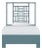 Finn Platform Bed Twin Extra Long - Regatta Blue For Sale