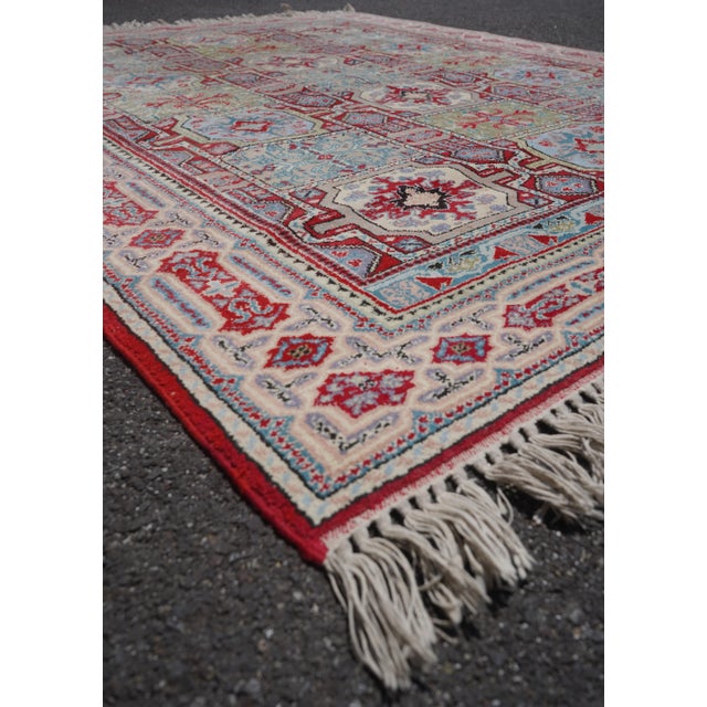 Turkish Vintage Turkish Geometric Approx. 5x7 Area Rug For Sale - Image 3 of 7