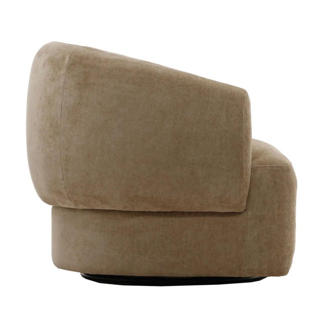 Contemporary Mushroom Swivel Chair For Sale - Image 3 of 6