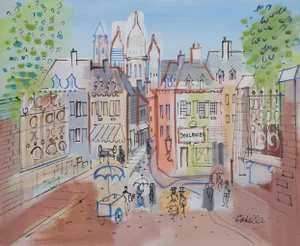 Boulanger, Charles Cobelle Acrylic on Canvas, Signed Lower Right