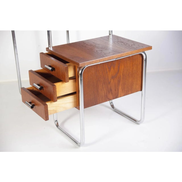 1950s Tubular Chrome Table or Desk from Kovona, 1950s For Sale - Image 5 of 14