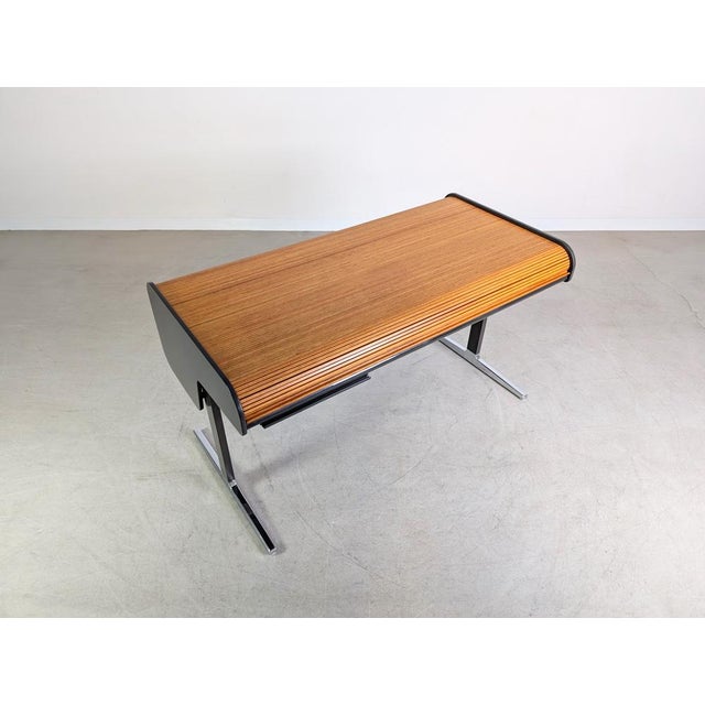 Brown Rolltop Desk by George Nelson for Herman Miller For Sale - Image 8 of 18