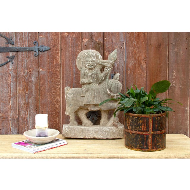 19th Century Ramdevra Stone Statue For Sale - Image 11 of 12