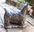 Vintage 1990s American Cast Stone and Painted Scottie Dog Garden Statue For Sale - Image 4 of 5