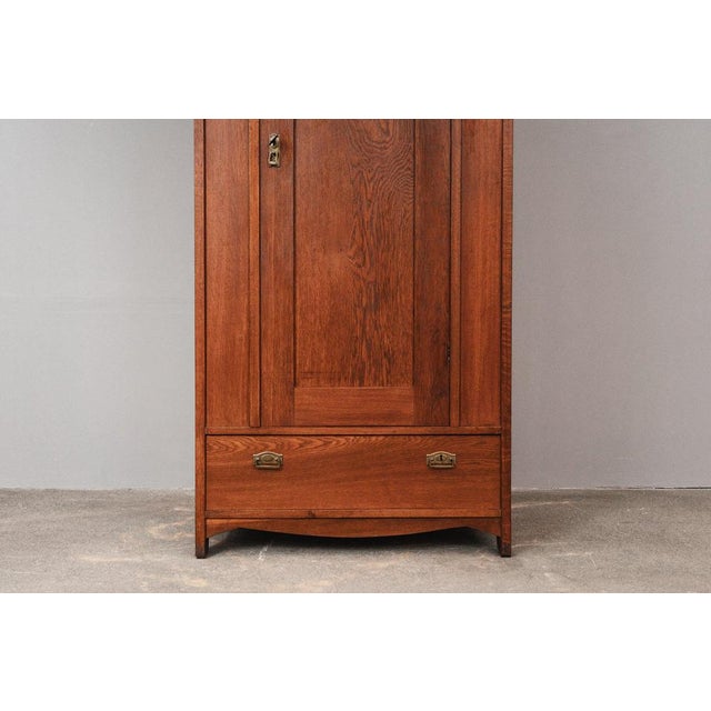Art Nouveau Cabinet in Oak For Sale - Image 11 of 18