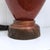 Mid-Century Modern 1960’s Drip Glaze Ceramic Table Lamp With Textured Shade – Retro Rust & Brown For Sale - Image 9 of 11