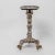 Gray English Regency Shell Encrusted Tri-Pod Pedestal Side Table For Sale - Image 8 of 11