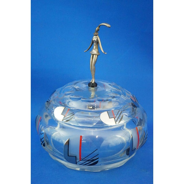 Bohemian Crystal Box by Karl Palda, 1920s For Sale - Image 3 of 18